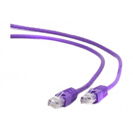 Патч-корд 5м, UTP cat.5e, Gembird/Cablexpert PP12-5M/V, фиолетовый