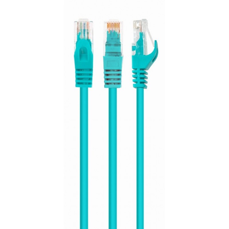 Патч-корд 0.5м, UTP cat.6, Gembird/Cablexpert PP6U-0.5M/G, зеленый