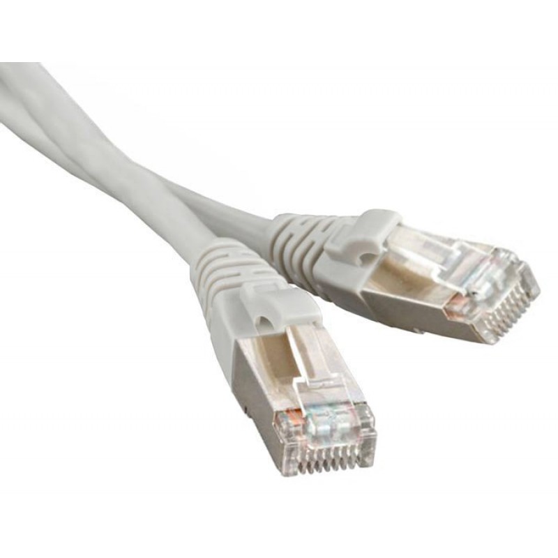 Патч-корд 15м, F/UTP cat.5e, Hyperline PC-LPM-STP-RJ45-RJ45-C5e-15M-LSZH-GY, серый