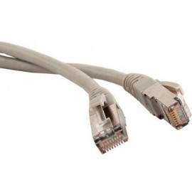 Патч-корд 5м, F/UTP cat.5e, Hyperline PC-LPM-STP-RJ45-RJ45-C5E-5M-LSZH-GY, серый
