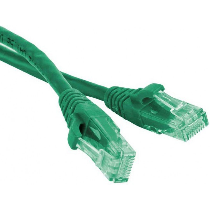 Патч-корд 1.5м, UTP cat.5e, Hyperline PC-LPM-UTP-RJ45-RJ45-C5e-1.5M-LSZH-GN, зеленый