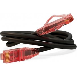 Патч-корд 10м, UTP cat.5e, Hyperline PC-LPM-UTP-RJ45-RJ45-C5e-10M-LSZH-BK, черный