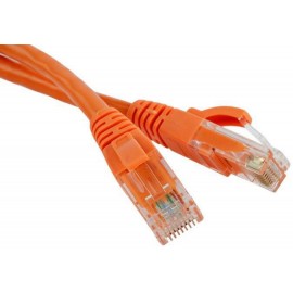 Патч-корд 2м, UTP cat.5e, Hyperline PC-LPM-UTP-RJ45-RJ45-C5e-2M-LSZH-OR, оранжевый