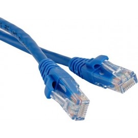 Патч-корд 3м, UTP cat.5e, Hyperline PC-LPM-UTP-RJ45-RJ45-C5e-3M-LSZH-BL, синий