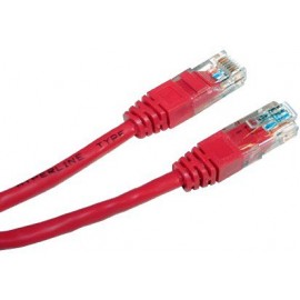 Патч-корд 3м, UTP cat.5e, Hyperline PC-LPM-UTP-RJ45-RJ45-C5e-3M-LSZH-RD, красный