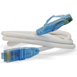 Патч-корд 3м, UTP cat.6, Hyperline PC-LPM-UTP-RJ45-RJ45-C6-3M-LSZH-WH, белый
