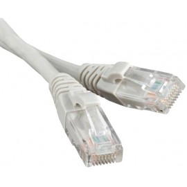 Патч-корд 5м, UTP cat.6, Hyperline PC-LPM-UTP-RJ45-RJ45-C6-5M-LSZH-GY, серый