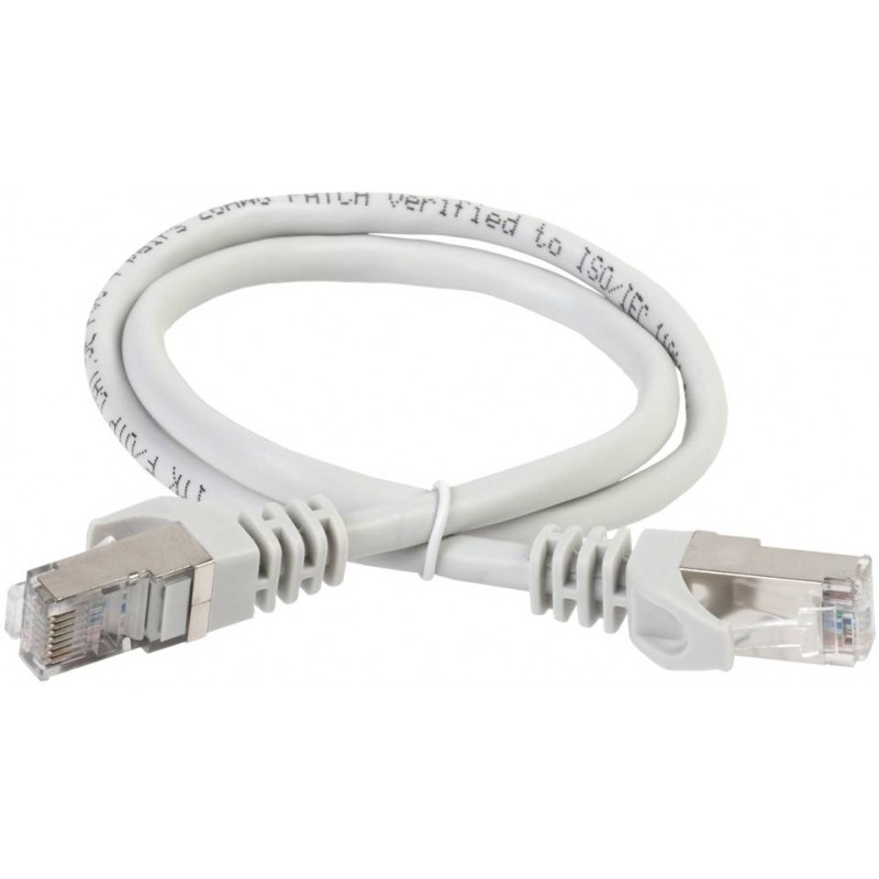Патч-корд 1.5м, FTP cat.5e ITK PC01-C5EF-1M5, серый
