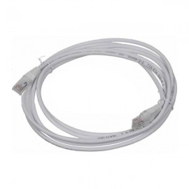 Патч-корд 3м, UTP cat.5e, Lanmaster LAN-PC45/U5E-3.0-GY, серый