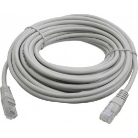 Патч-корд 5м, UTP cat.5e, Lanmaster LAN-PC45/U5E-5.0-GY, серый