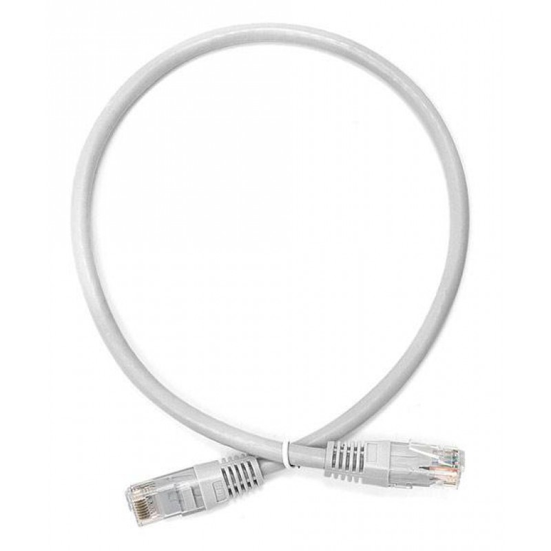Патч-корд 0.5м, UTP cat.5e, Lanmaster TWT-45-45-0.5-WH, бандл 10 шт, белый