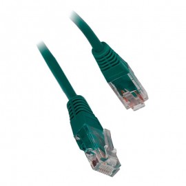 Патч-корд 10м, UTP cat.5e, Lanmaster TWT-45-45-10-GN, зеленый