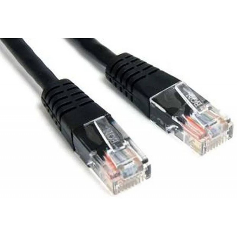 Патч-корд 15м, UTP cat.5e, Lanmaster TWT-45-45-15-BK, черный