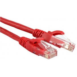 Патч-корд 2м, UTP cat.5e, Lanmaster TWT-45-45-2.0-RD, красный
