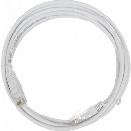 Патч-корд 2м, UTP cat.5e, Lanmaster TWT-45-45-2.0-WH, белый