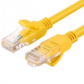 Патч-корд 3м, UTP cat.5e, Ugreen NW103 11232, желтый