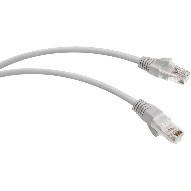 Патч-корд 1.5м, UTP cat.5e, WRline WR-PC-RJ45-UTP-5E-1.5-GY, серый