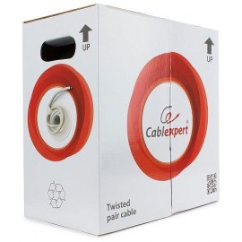 UTP кабель бухта 305м cat.5e Gembird/Cablexpert UPC-5040E-SOL, серый