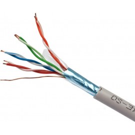 FTP кабель бухта 305м cat.5e Gembird/Cablexpert FPC-5004E-SOL, серый