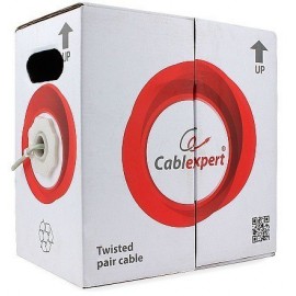 UTP кабель бухта 100м cat.5e Gembird/Cablexpert UPC-5040E-SOL/100, серый