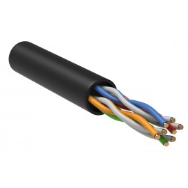UTP кабель бухта 305м cat.5e ITK LC3-C5E04-139, черный