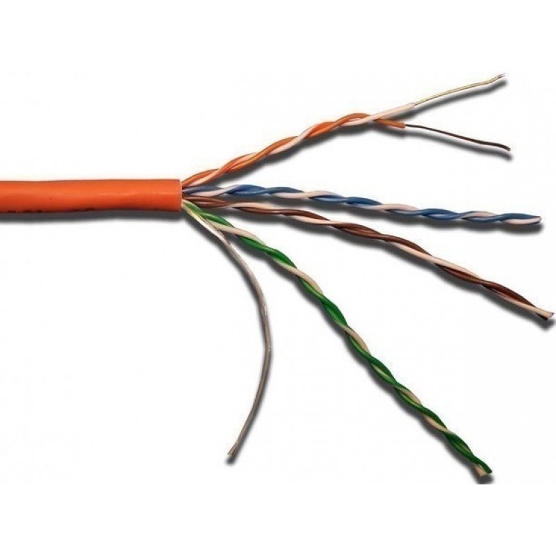 UTP кабель бухта 305м cat.5e Lanmaster LAN-5EUTP-LSZH-OR, оранжевый