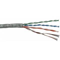UTP кабель бухта 305м cat.5e Lanmaster TWT-5EUTP-PT-GY серый