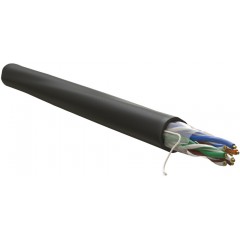 UTP кабель бухта 305м cat.5e WRline WR-UTP-4P-C5E-PE-BK, черный