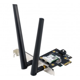 Сетевая карта Wi-Fi, ASUS PCE-AX3000, 2.4/5GHz, 3000MBps, PCI-Ex1