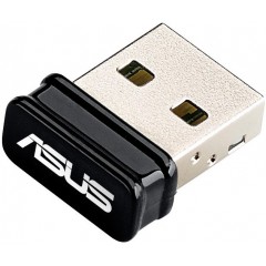 Сетевая карта Wi-Fi, ASUS USB-N10 NANO, 2.4GHz 150MBps, USB