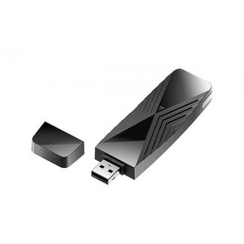Сетевая карта Wi-Fi, D-Link DWA-X1850/A1A, 2.4/5GHz, 1200MBps, USB 3.0