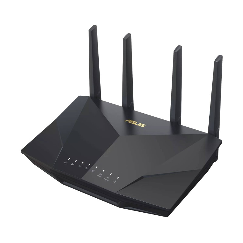 Роутер Wi-Fi Asus RT-AX5400, 2.4/5GHz 5400Mbps, 4xLAN 1Gbps, 1xWAN, 1xUSB