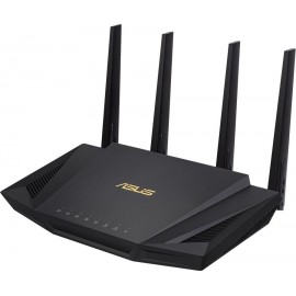 Роутер Wi-Fi Asus RT-AX58U, 2.4/5GHz 2976Mbps, 4xLAN 100Mbps, 1xWAN, 1xUSB