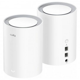 Wi-Fi система Cudy M1800 (2-pack), 2.4/5GHz, 1775Mbps, 1xLAN 1Gbps, WAN