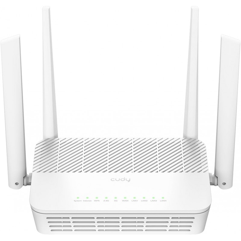 Роутер Wi-Fi Cudy WR3000S, 2.4/5GHz, 2976MBps, 4xLAN 1Gbps, WAN