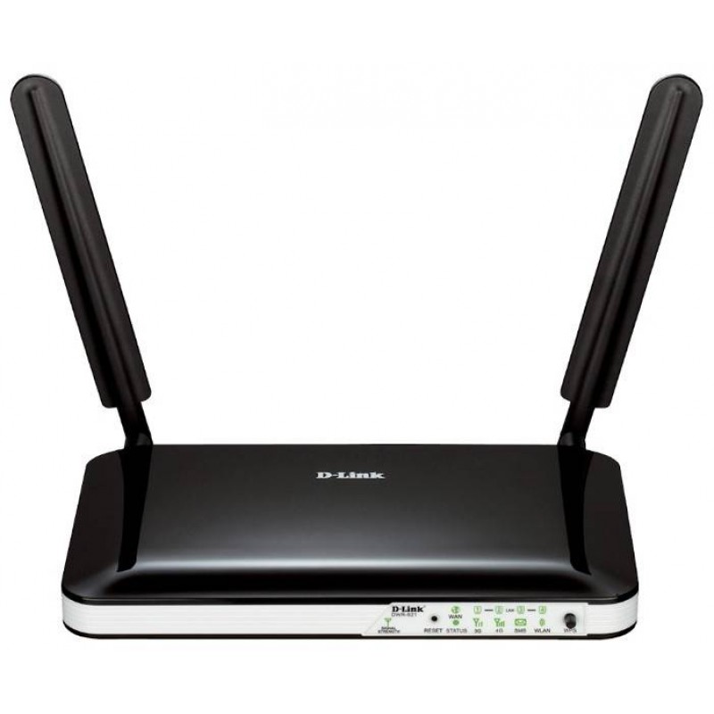 Роутер Wi-Fi D-Link DWR-921, 2.4Ghz 150Mbps, 4xLAN 100Mbps, 1xWAN, 4G