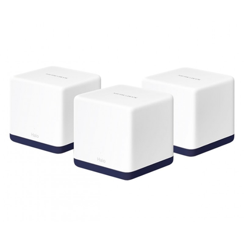 Wi-Fi система Mercusys Halo H50G (3-pack), 2.4/5Ghz, 1900Mbps, 3xLAN 1Gbps