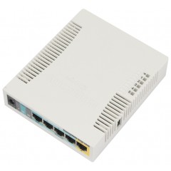 Роутер Wi-Fi MikroTik RB951Ui-2HnD, 2.4GHz 300Mbps, 5xLAN 100Mbps, USB