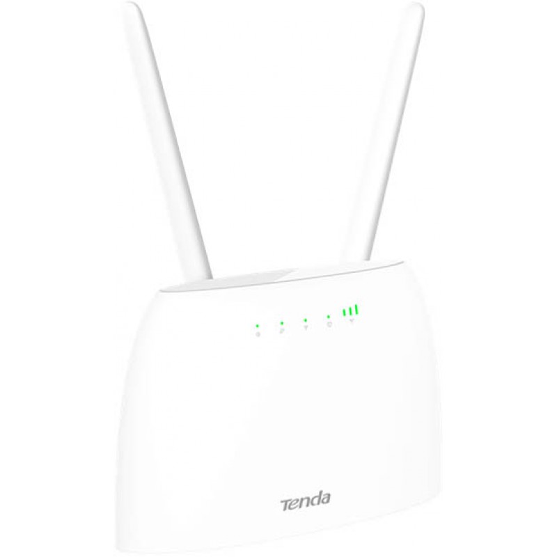 Роутер Wi-Fi/4G Tenda 4G06, 2.4GHz 300Mbps, 2xLAN 100Mbps
