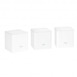 Точка доступа Wi-Fi TENDA MW3 (3-pack), 2.4/5GHz, 1200Mbps, 2xLAN 100Mbps, 1xWAN