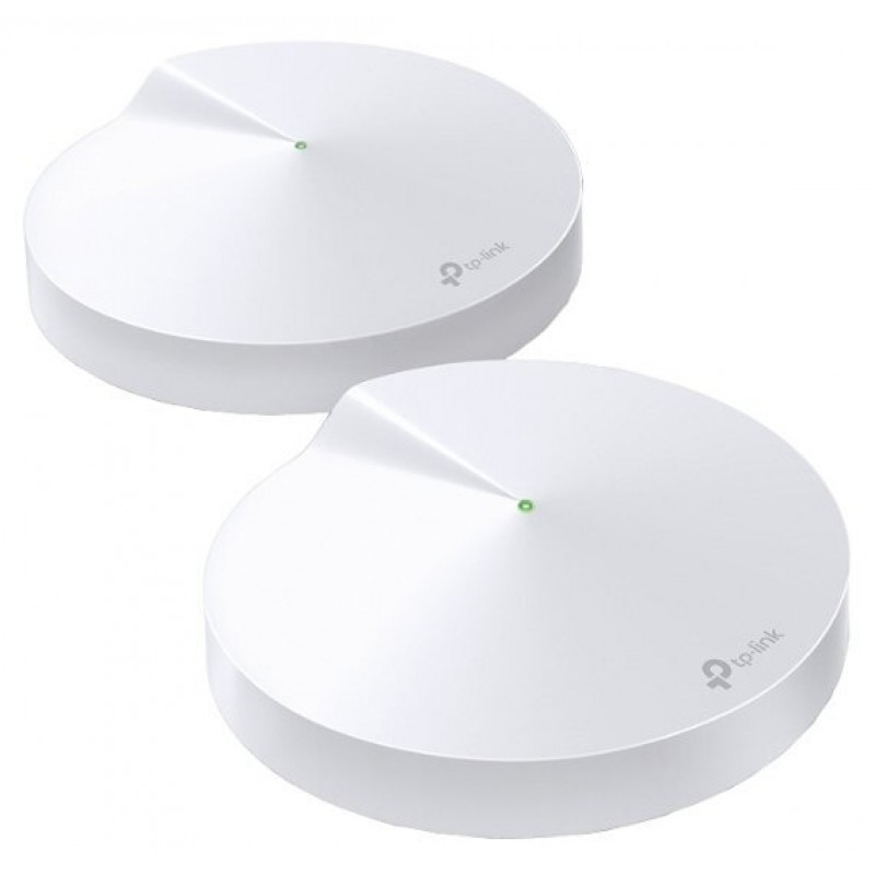 Точка доступа Wi-Fi TP-Link Deco M5 (2-Pack), 2.4/5GHz, 1267Mbps, 2xLAN 100Mbps