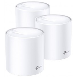 Точка доступа Wi-Fi TP-Link Deco X20 (3-pack), 2.4/5GHz, 1201Mbps, 2xLAN 1Gbps