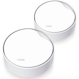 Точка доступа Wi-Fi TP-Link Deco X50-PoE (2-pack), 2.4/5GHz, 2976Mbps, 1xWAN/LAN 1Gbps, 1x2.5Gbps