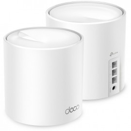 Точка доступа Wi-Fi TP-Link Deco X50 (2-pack), 2.4/5GHz, 2402Mbps, 3xLAN 1Gbps