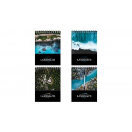 Блокнот А6 80л. на гребне ArtSpace "Путешествия. Incredible places", глянц. ламинация, тверд.обложка Бт6к80гр_27949