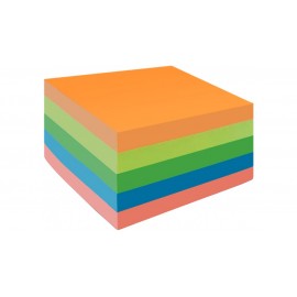 Бумага для заметок LAMARK 51x51, 250 л., 5 цветов неон, арт.SN0500