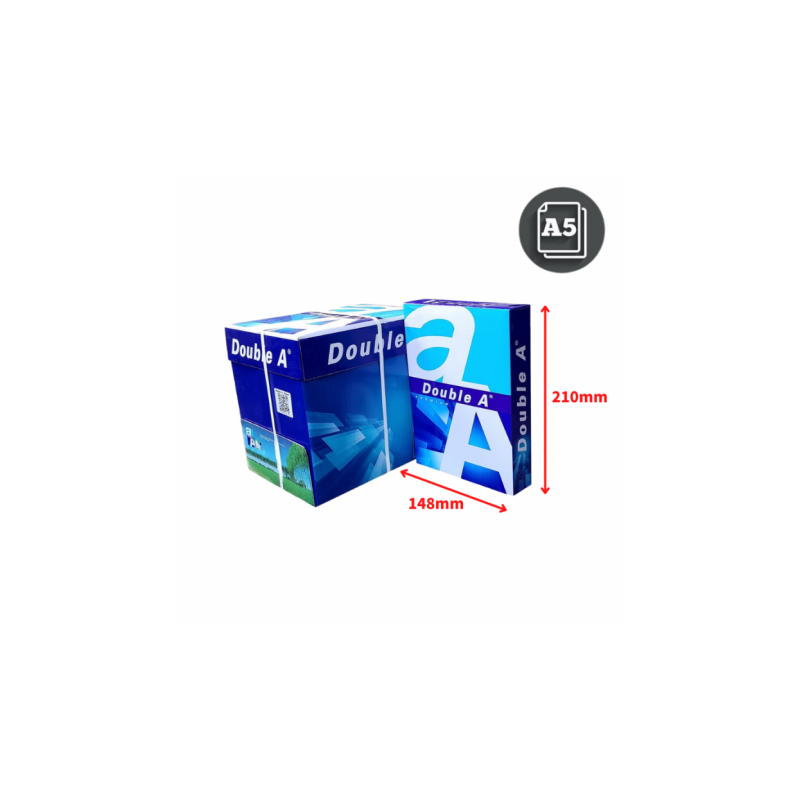 Бумага DOUBLE A Premium, AA+, А5, белизна 165%CIE, 80 г/м, 500 л, эвкалипт (Тайланд)