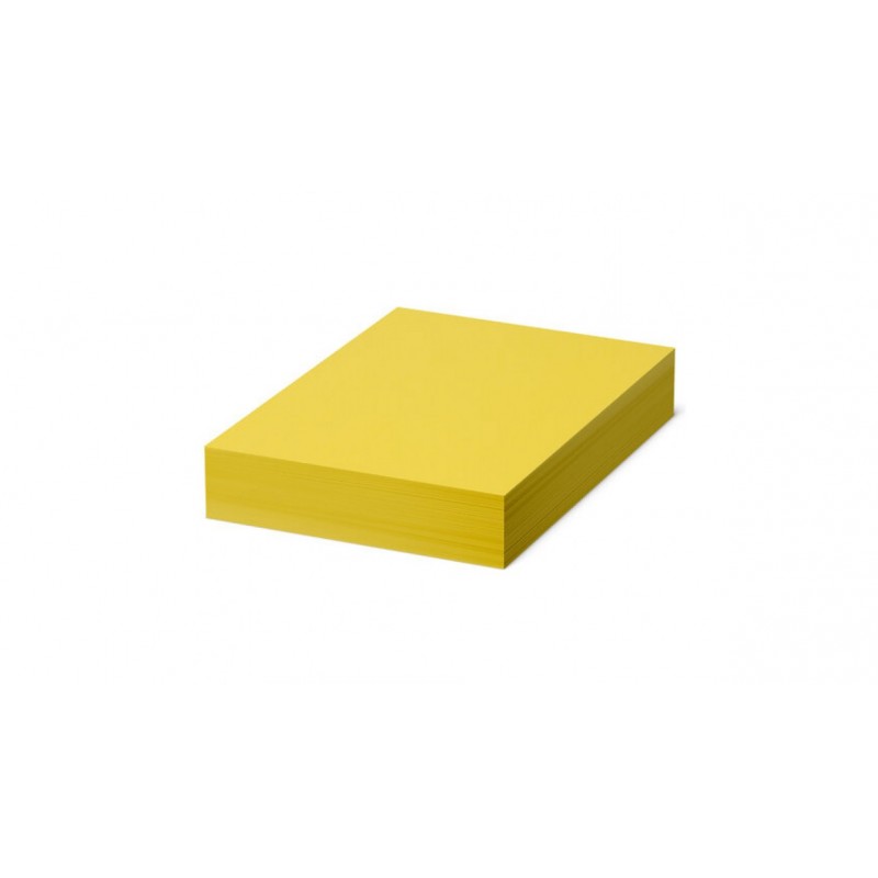 Бумага цветная, А4, 80 г/м, ярко-желтый (Lemon), 500 листов