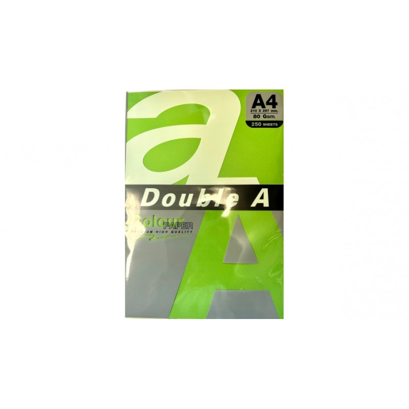 Бумага цветная, DOUBLE, 80гр, А4, 10х25, ассорти, (желтый, розовый, голубой, зеленый, бежевый, солнечно-желтый, ярко-оранжевый, красный, темно-синий, ярко-зеленый), 250л, арт. Pastel Rainbow 6