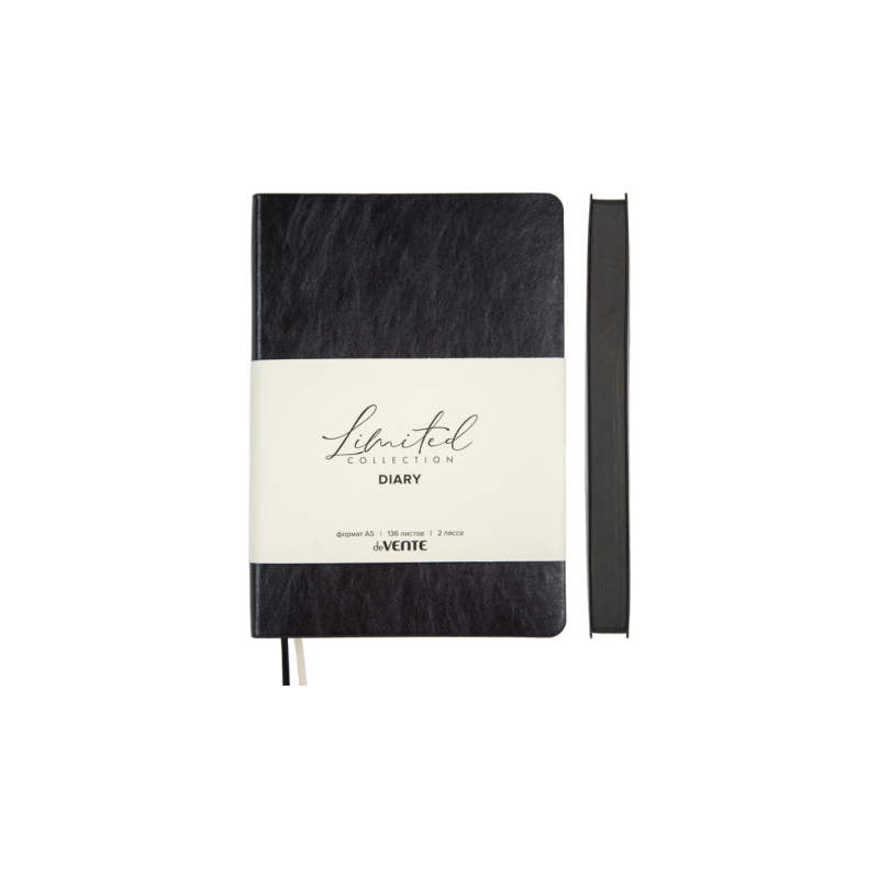 Ежедневник недатир. черный 
